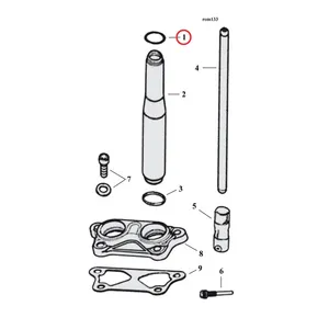 Cometic Cometic, pushrod cover o-ring. Upper