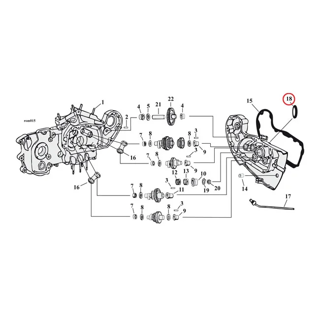 Cometic Camshaft seal. Double lip - 11124