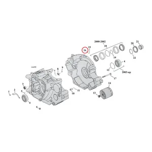 Cometic Cometic, o-ring cylinder head & base stud. Viton