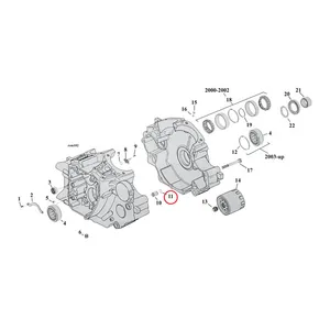 Cometic Cometic o-ring, cyl. head / oil pump body / crankcase