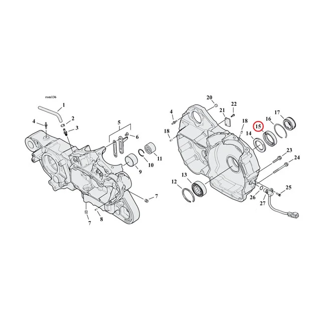 Cometic Sprocket shaft oil seals - 12068