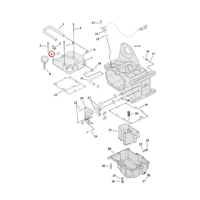 Cometic O-ring neutral switch / oil pump / crankcase - 11290