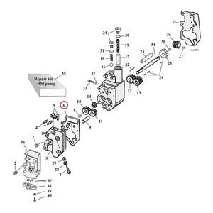 Cometic Cometic, oil pump body to cover gasket. .010" fiber