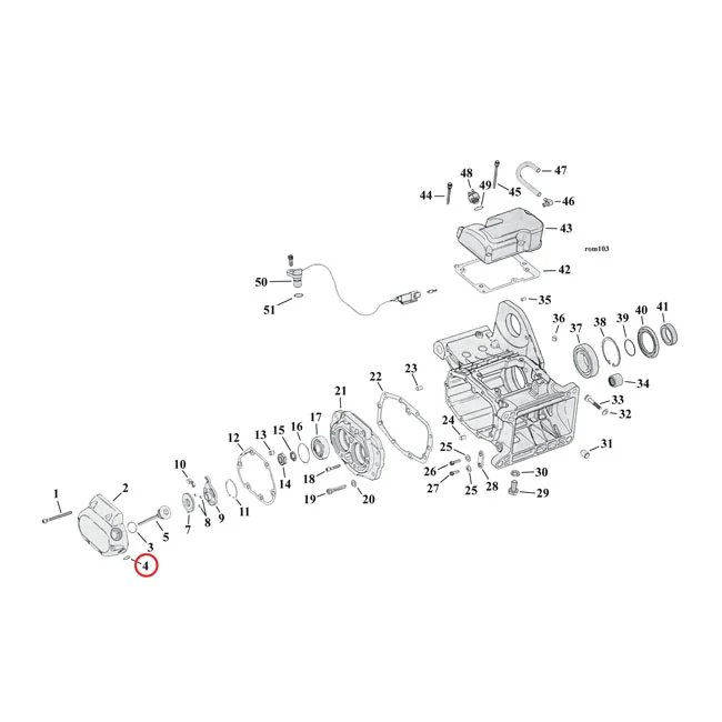 Cometic Cometic. O-ring clutch cable - 11179