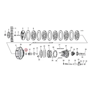 Cometic Cometic, oil seal clutch hub nut