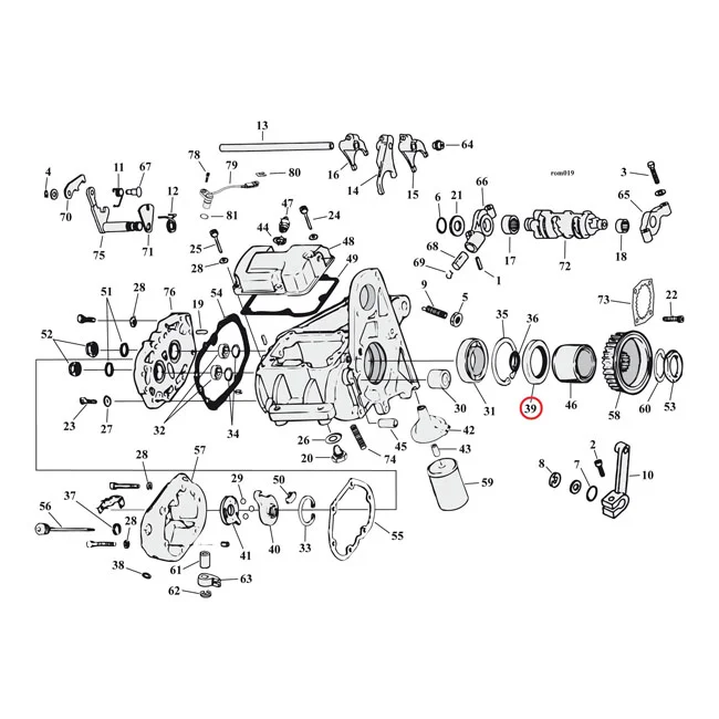 Cometic Oil seal transmission mainshaft - 12050