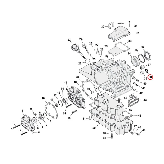 Cometic Oil seal, transm. shifter shaft / clutch release - 37101-84