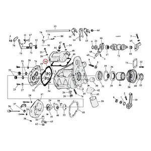 Cometic Cometic, transmission bearing housing gasket. Fiber