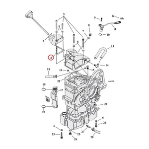 Cometic Cometic, gasket transmission oil spout (filler). Fiber