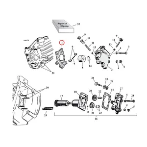 Cometic Cometic, oil pump side mount gasket. Fiber
