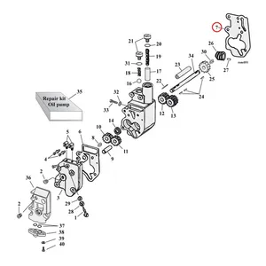 Cometic Cometic, oil pump body to case gaskets. Fiber
