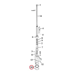 Cometic Cometic, tappet guide o-ring. Upper