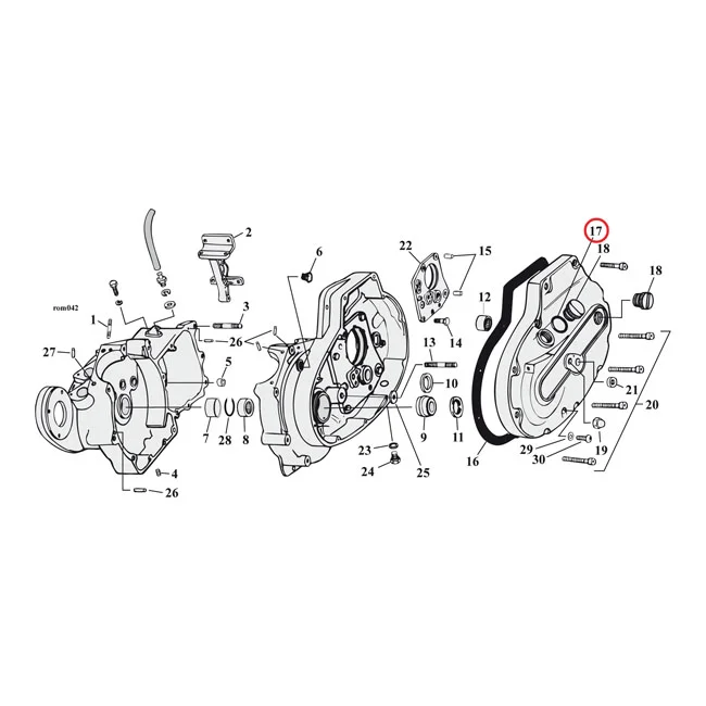 Cometic O-ring filler cap primary / swingarm - 11139