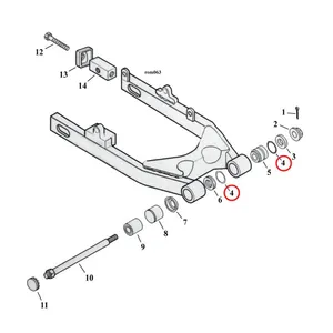 Cometic Cometic, o-ring filler cap primary / swingarm