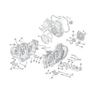 Cometic Cometic, gasket primary cover. .060" AFM