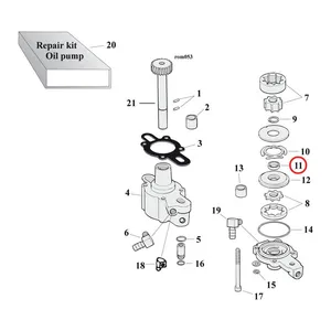 Cometic Cometic, oil pump outer plate seal. Metal OD