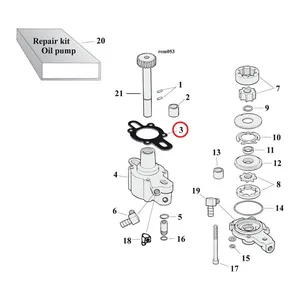 Cometic Cometic, oil pump body to case gasket. Paper