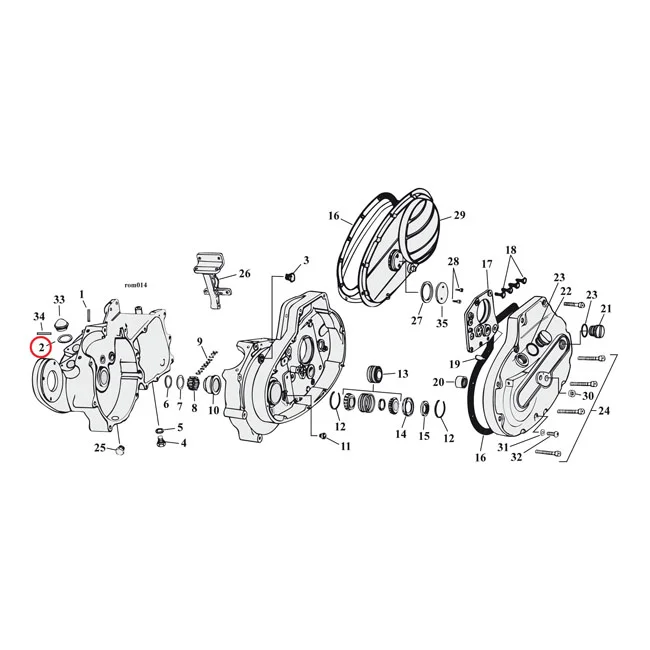 Cometic Gasket wire/oil strainer. Cork - 24978-57