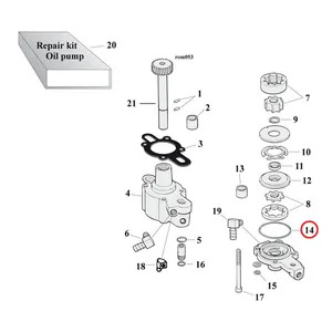 Cometic Cometic, oil pump body to cover o-ring