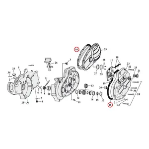 Cometic Cometic, gasket primary cover. .060" AFM