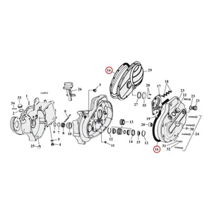 Cometic Cometic, gasket primary cover. .031" fiber