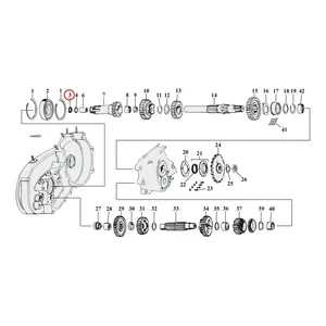 Cometic Cometic, oil seal clutch gear XL