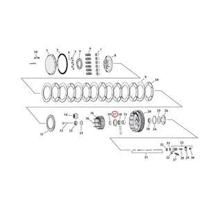 Cometic Cometic, oil seal clutch hub. Rubber OD