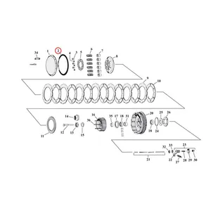 Cometic Cometic, gasket derby cover. Fiber