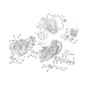 Cometic Cometic, gasket primary cover. .060" AFM