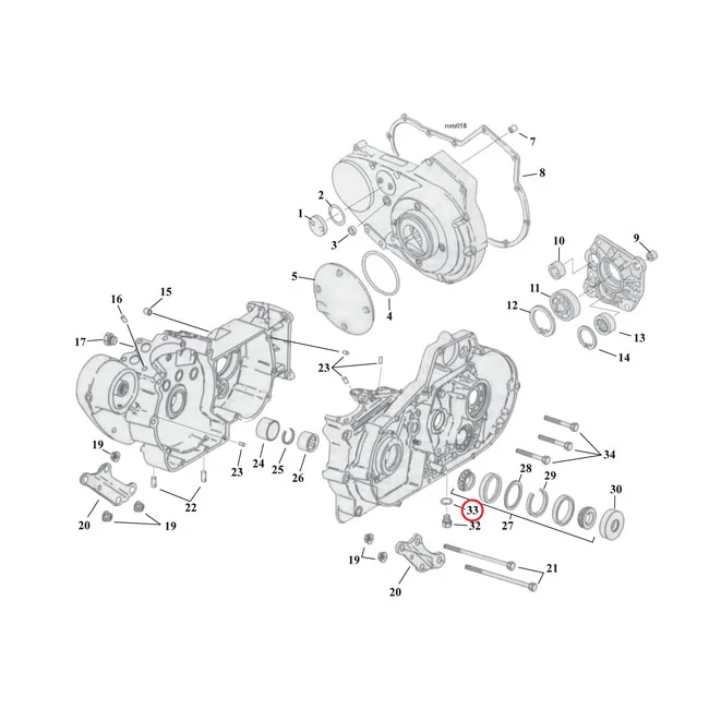Cometic O-ring drain/dipstick & oil pump plugs - 11105