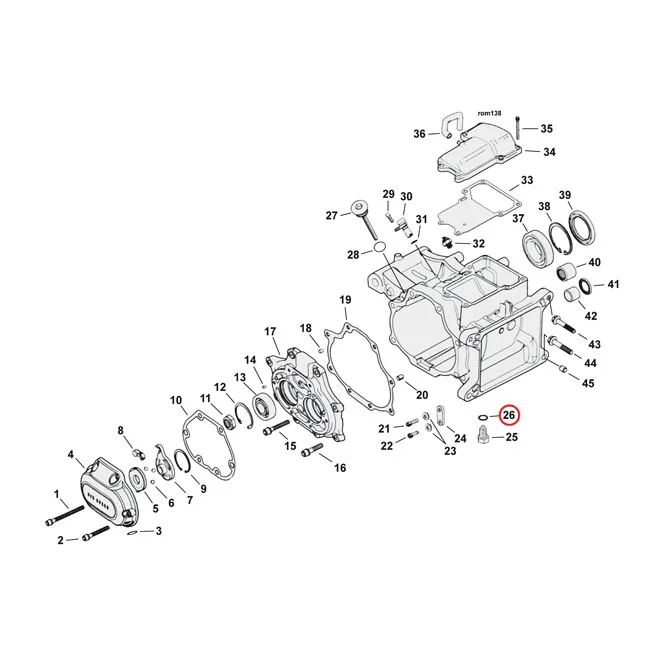 Cometic O-ring drain/dipstick & oil pump plugs - 11105
