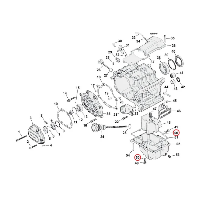 Cometic O-ring drain/dipstick & oil pump plugs - 11105