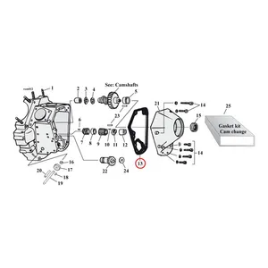 Cometic Cometic, cam cover gaskets. .032" AFM
