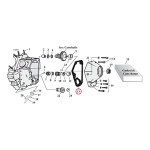 Cometic Cometic, cam cover gaskets. .032" AFM