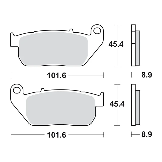 SBS Brake pads. Street Excel Sintered - 42831-04A