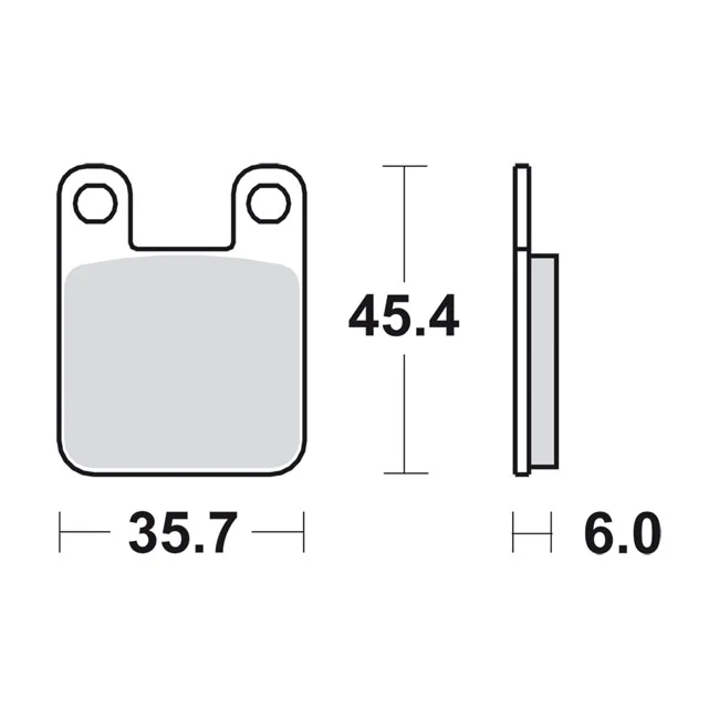 SBS Brake pads, street ceramic