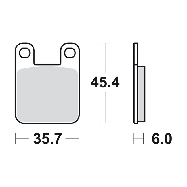 SBS Brake pads street excel sintered