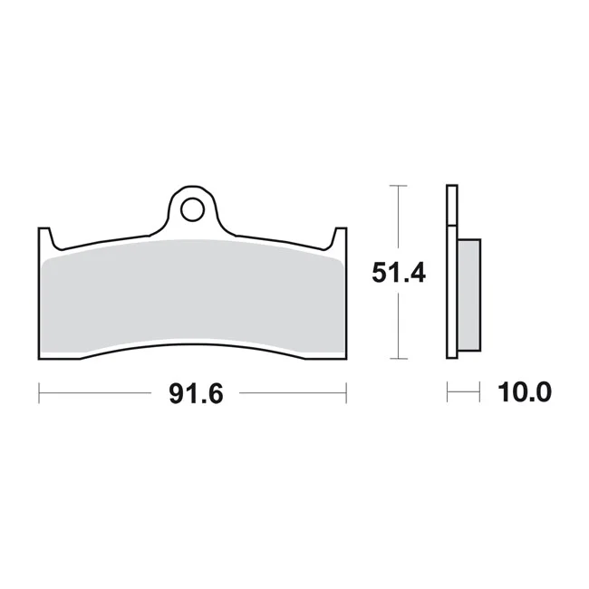 SBS Brake pads, street ceramic