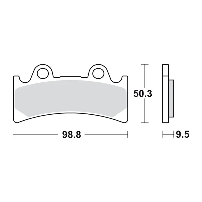 SBS Brake pads racing sintered