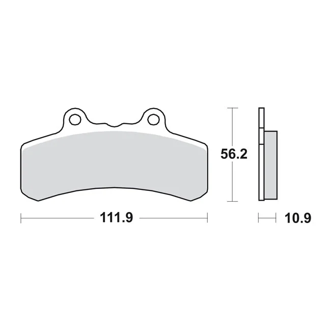 SBS Brake pads street carbon tech
