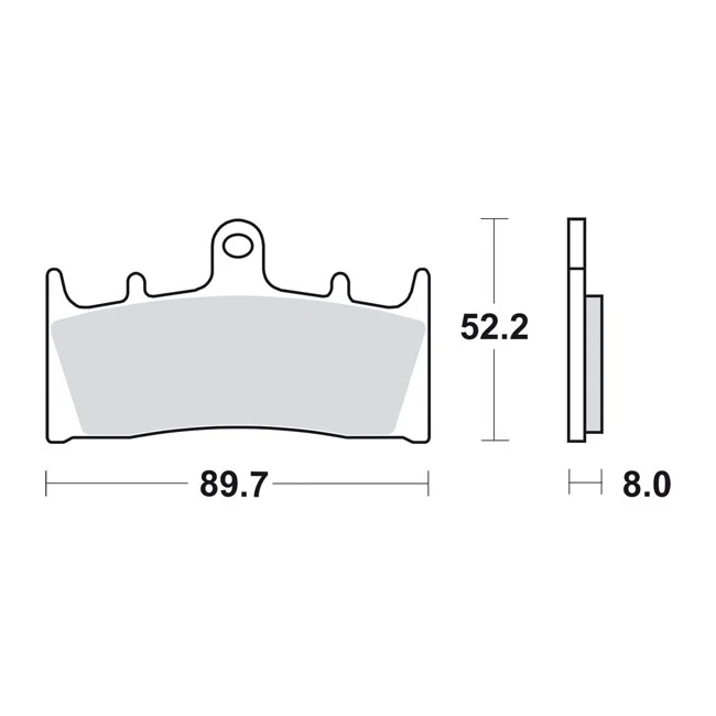SBS Brake pads street excel sintered