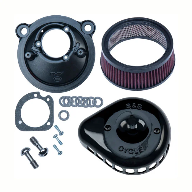 S&S AIR CLNR BLK MTD XL