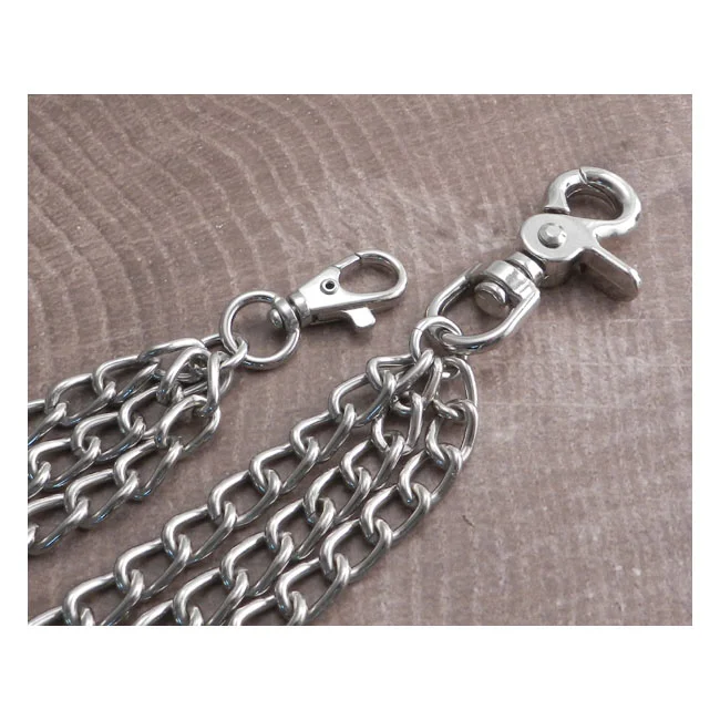 Amigaz Splicer Chrome Triple Wallet Chain