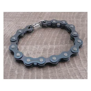 Amigaz Amigaz Black Bike Chain Bracelet 8"