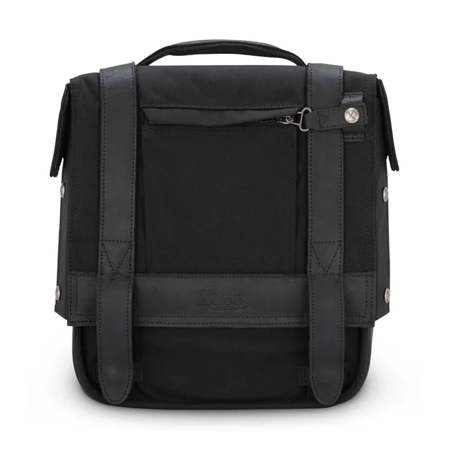 Burly Voyager saddlebag. Black CORDURA®
