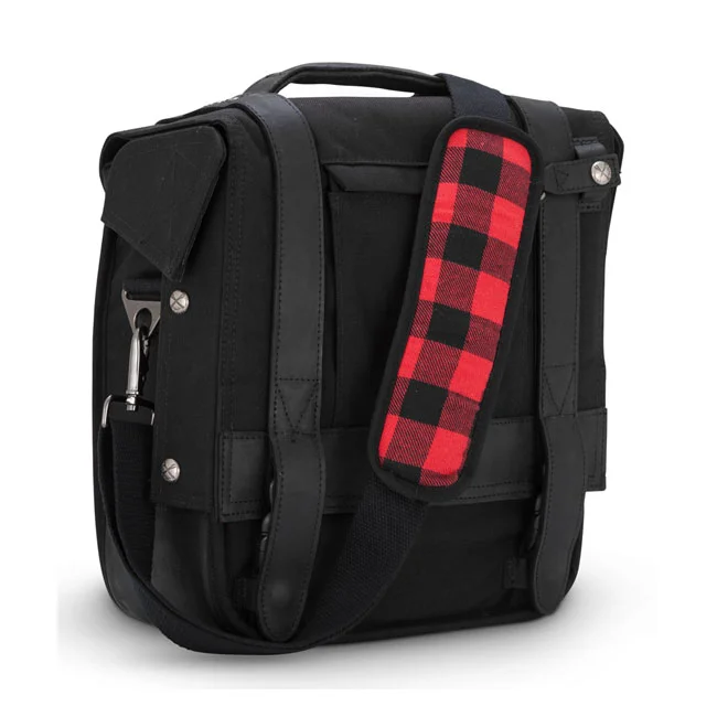 Burly Voyager saddlebag. Black CORDURA®