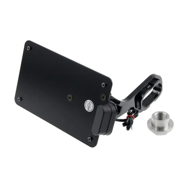Cult-Werk Side mount license plate bracket, black. France