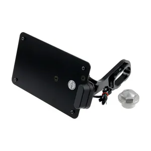 Cult-Werk Cult-Werk, side mount license plate bracket, black. France