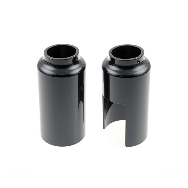 Cult-Werk 2-piece lower fork tube cover kit. Gloss black
