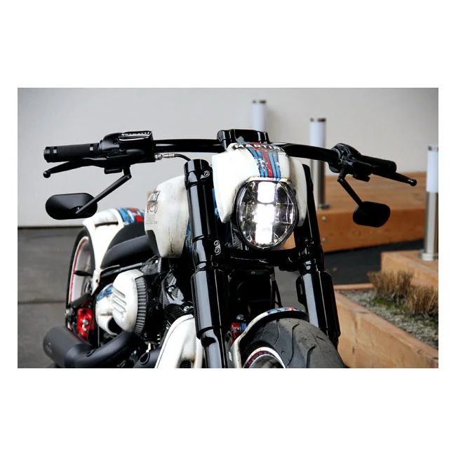 Cult-Werk FXBR headlamp mask ''V-Rod style''. Matte black